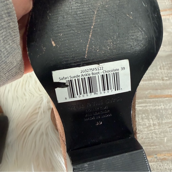 Spell Safari Suede Ankle Boots in Chocolate EU 39 - Picture 9 of 9